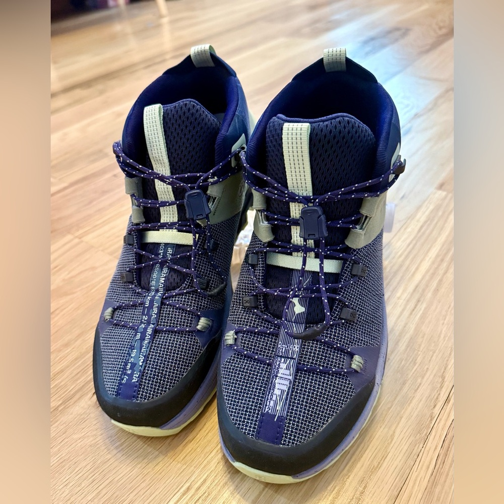 On Cloud Cloudtrax Woman’s Boots in Blue, Purple, and Green